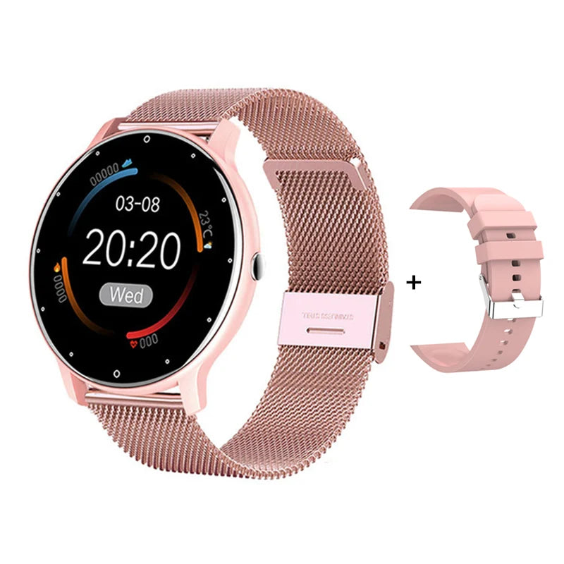 Women'S Smart Watches Real-Time Weather Forecast Activity Tracker Whatsapp Notification Reminder IP67 Waterproof Smartwatches