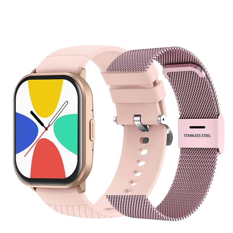 2025 Smart Watch for Men Women Digital Wrist Watches Bluetooth Call Smartwatches Fitness Bracelet Electronic Wristwatch Clock