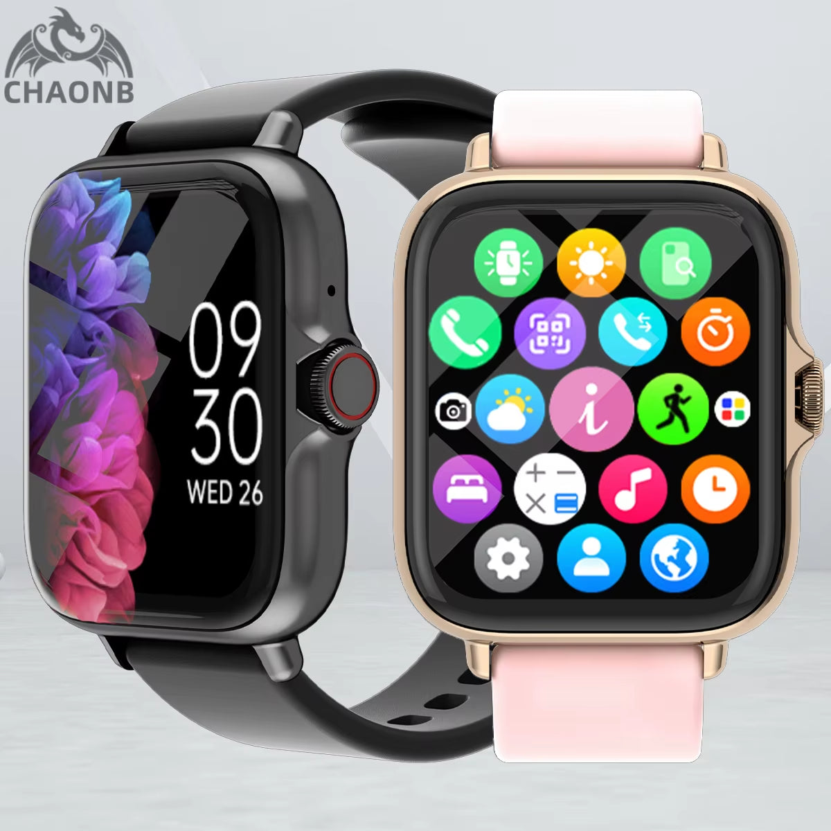 Smart Watch Message Answer Call Sleep Monitoring Sports Pedometer Weather Information Alerts Alarm Clock Wome Smartwatches Men