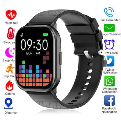 2025 Smart Watch for Men Women Digital Wrist Watches Bluetooth Call Smartwatches Fitness Bracelet Electronic Wristwatch Clock