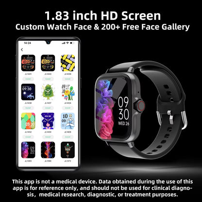 Smart Watch Message Answer Call Sleep Monitoring Sports Pedometer Weather Information Alerts Alarm Clock Wome Smartwatches Men