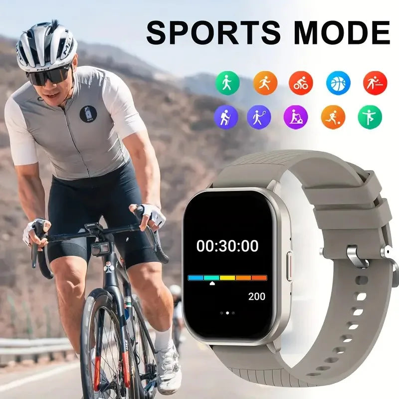 2025 Smart Watch for Men Women Digital Wrist Watches Bluetooth Call Smartwatches Fitness Bracelet Electronic Wristwatch Clock