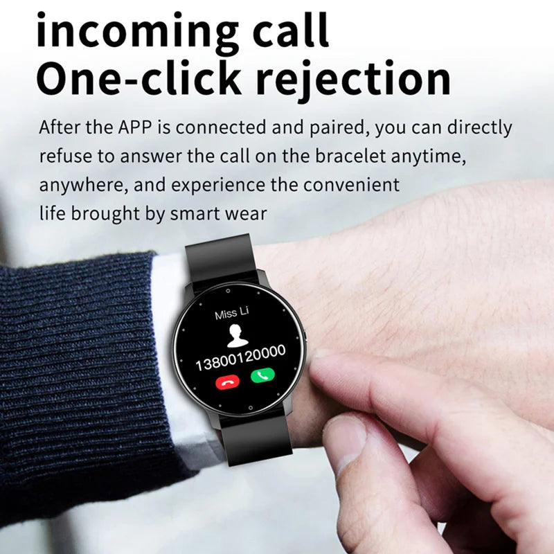 Women'S Smart Watches Real-Time Weather Forecast Activity Tracker Whatsapp Notification Reminder IP67 Waterproof Smartwatches